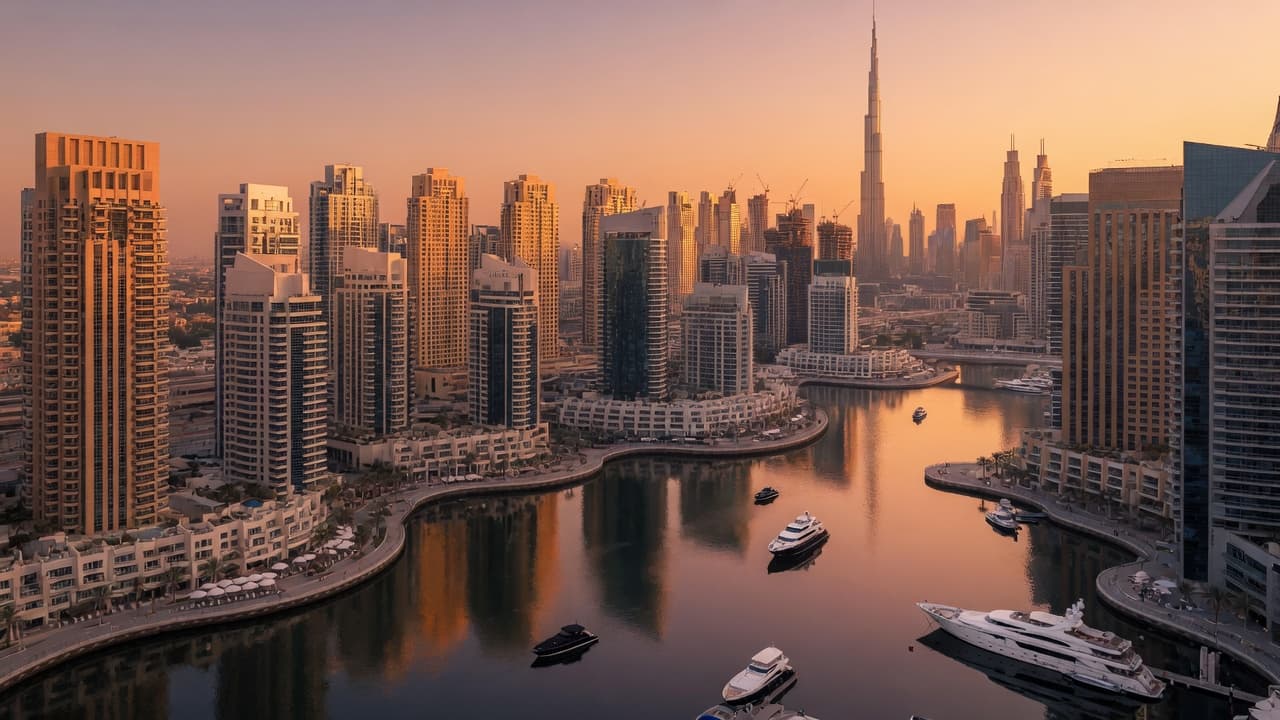 Dubai Business Bay skyline